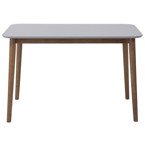 Table De Salle à Manger - Table De Repas Modesto Gris 118 Cm 77 Cm Bois