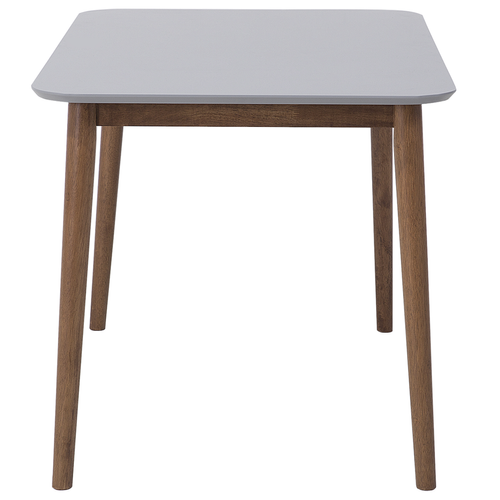 Table De Salle à Manger - Table De Repas Modesto Gris 118 Cm 77 Cm Bois