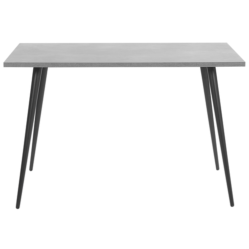 Table De Salle à Manger - Table De Repas Santiago Effet Béton Gris 120 Cm 80 Cm