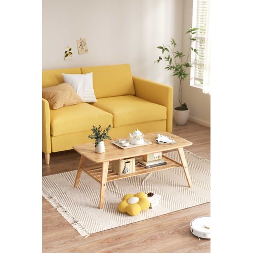 Table Basse Reini - 120x60x50cm - Bambou