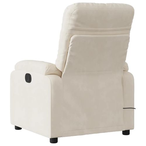 Fauteuil Relax - Fauteuil Inclinable - Fauteuil De Relaxation Électrique Beige We167