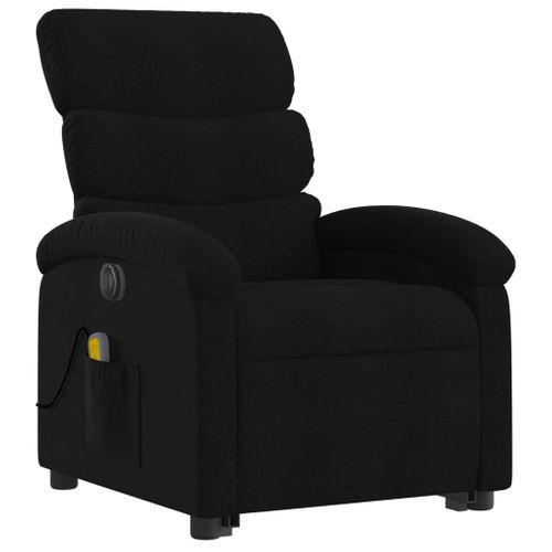 Fauteuil Relax - Fauteuil Inclinable - Fauteuil De Relaxation Électrique Noir Tissu We250