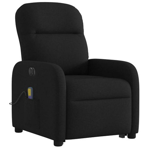 Fauteuil Relax - Fauteuil Inclinable - Fauteuil De Relaxation Électrique Noir Tissu We257