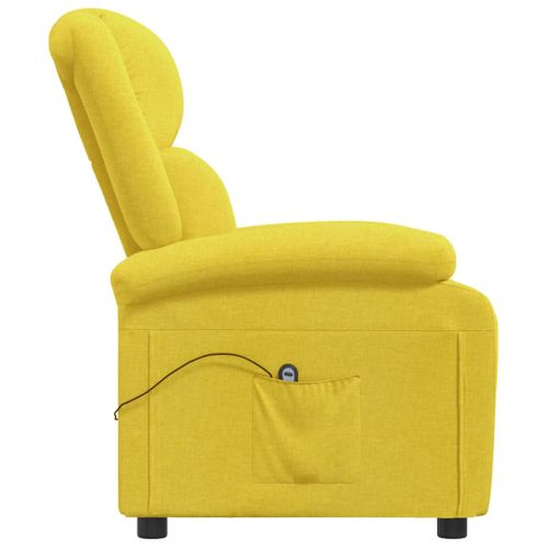 Fauteuil Relax - Fauteuil Inclinable Électrique Jaune Tissu We548