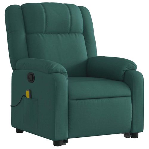 Fauteuil Relax - Fauteuil Inclinable - Fauteuil De Relaxation Vert Foncé Tissu We408