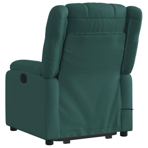Fauteuil Relax - Fauteuil Inclinable - Fauteuil De Relaxation Vert Foncé Tissu We408