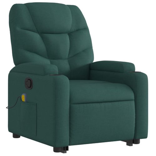 Fauteuil Relax - Fauteuil Inclinable - Fauteuil De Relaxation Vert Foncé Tissu We404
