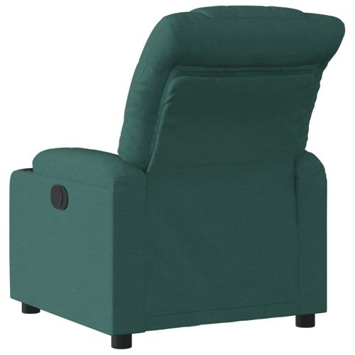 Fauteuil Relax - Fauteuil Inclinable Vert Foncé Tissu We1104
