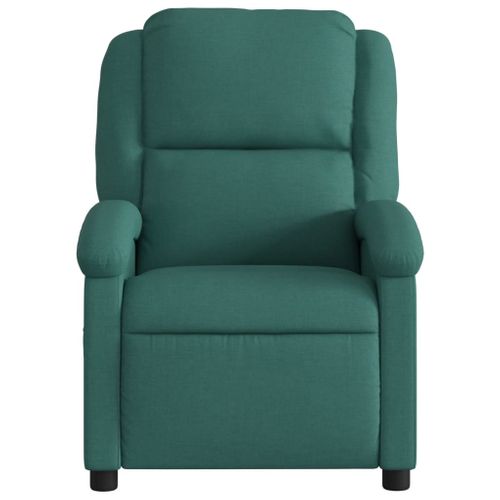 Fauteuil Relax - Fauteuil Inclinable Vert Foncé Tissu We1086