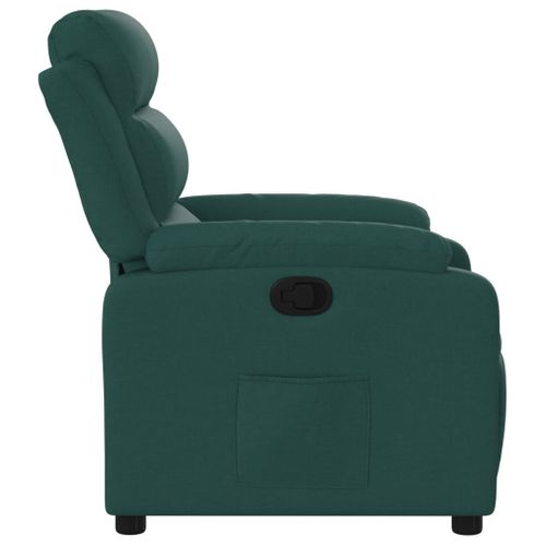 Fauteuil Relax - Fauteuil Inclinable Vert Foncé Tissu We1091