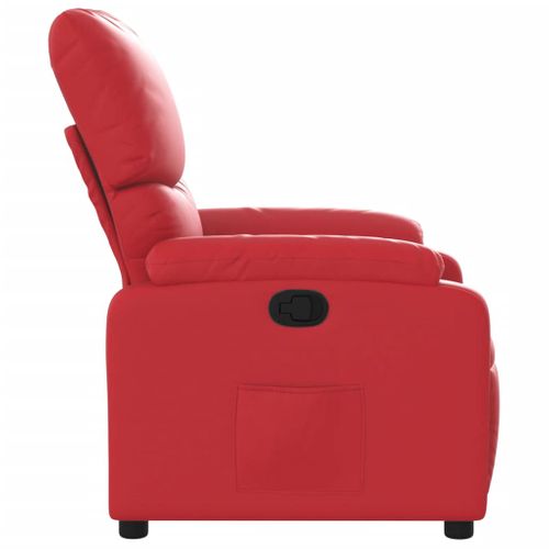 Fauteuil Relax - Fauteuil Inclinable Rouge Similicuir We1051