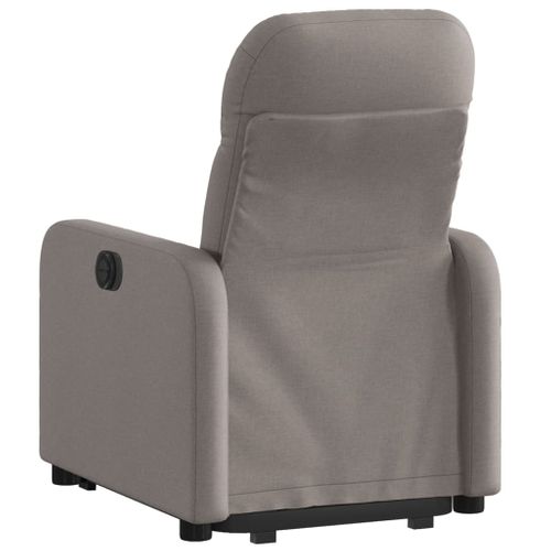 Fauteuil Relax - Fauteuil Inclinable Taupe Tissu We1079