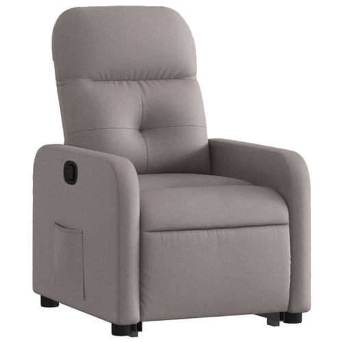 Fauteuil Relax - Fauteuil Inclinable Taupe Tissu We1079