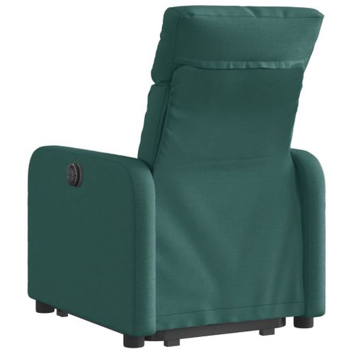 Fauteuil Relax - Fauteuil Inclinable Vert Foncé Tissu We1100