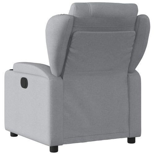 Fauteuil Relax - Fauteuil Inclinable Gris Clair Tissu We759