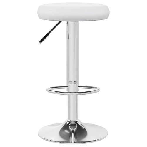 Lot De 2 Tabourets De Bar - Chaises De Bar Blanc Similicuir Ta114