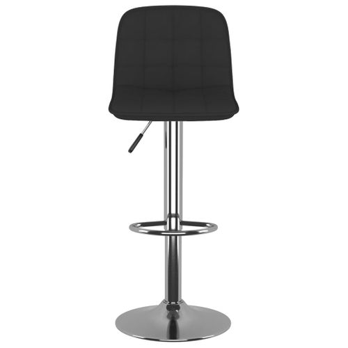 Lot De 2 Tabourets De Bar - Chaises De Bar Noir Tissu Ta334