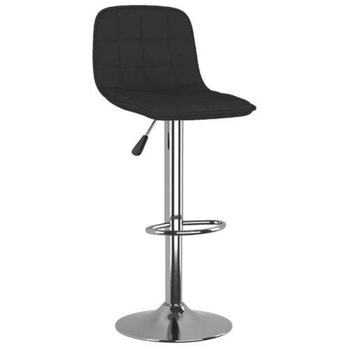 Lot De 2 Tabourets De Bar - Chaises De Bar Noir Tissu Ta334
