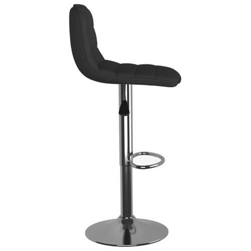 Lot De 2 Tabourets De Bar - Chaises De Bar Noir Tissu Ta334