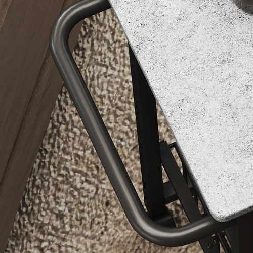 Chariot De Service Pour Cuisine, Quatre Niveaux, Équipé De Roulettes, Structure En Acier, Gris Clair