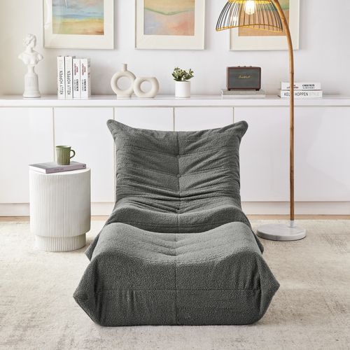 Pouf, sac de haricots, coussin de sol,pour salon, chambre, balcon et jardin