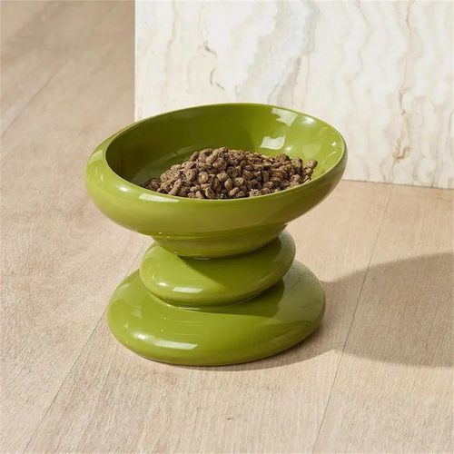 Gamelle à Friandises Pour Animaux, Bol Pour Chat En Céramique, Anti-renversement, Compatible Chauffa