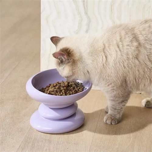 Gamelle Moderne Pour Animaux, Bol à Friandises Pour Chat, En Céramique, Base Antidérapante