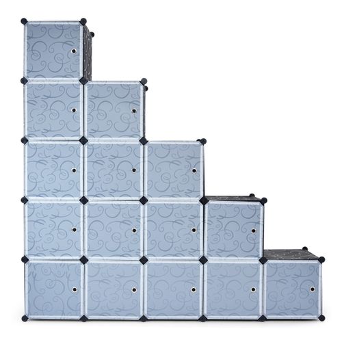 Armoire Penderie 20 Cube Armoire De Rangement En Pp Pour Vêtement Chaussures Jouets