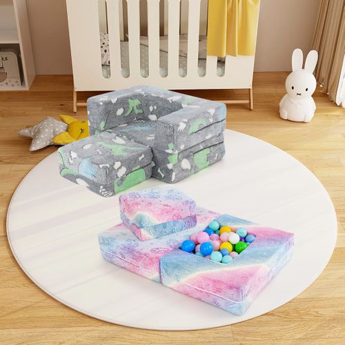 Canapé Modulaire Pour Enfants Avec Coussin Canapé Phosphorescent Avec Housse Lavable En Machine