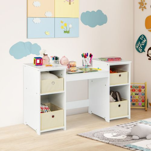 Coiffeuse Pour Enfants Design Amovible 2 En 1 Avec Coiffeuse Et Bureau Coiffeuse De Maquillage
