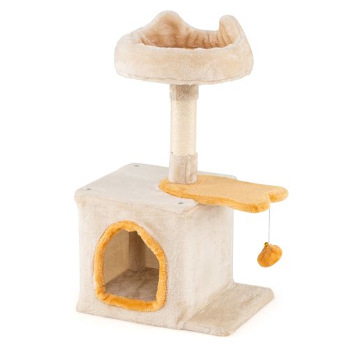 Arbre à Chat Pour Chatons Tour Pour Chats Avec Perchoir En Peluche Condo Poteaux à Griffer