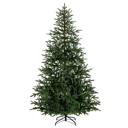 Arbre De Noël Artificiel Pré-éclairé 210cm Arbre De Noël Articulé Avec 300 LED Blanc Chaud