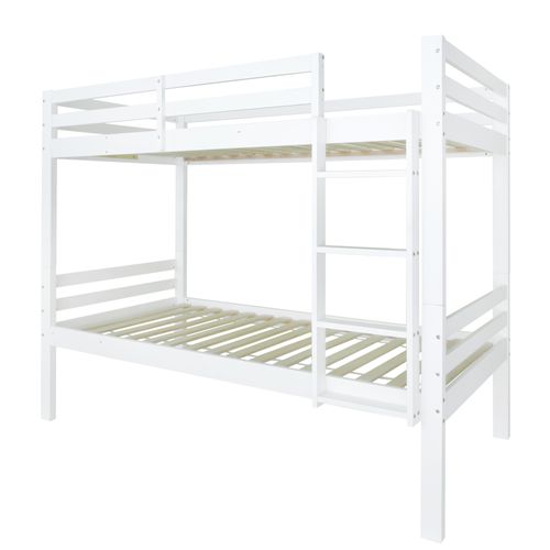 Lit Superposé Pour Enfants 90x200 Cm - Blanc