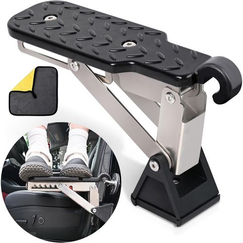 Marchepied Toit Universel 250kg - Réglable 7 Positions, Anti-rayures et Léger 0,9kg