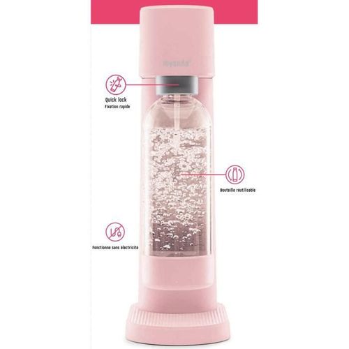 Machine à Gazéifier L'eau + 1 Bouteille + 2 Cylindres Supplémentaires - P2c-wd002f-lp