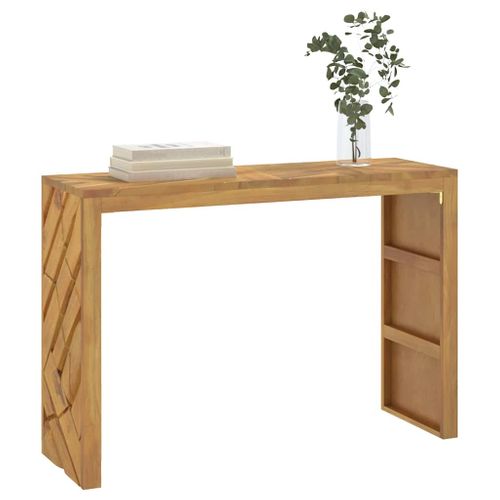 Table Console - Table D'entrée 110x35x75 Cm Bois Massif D'acacia