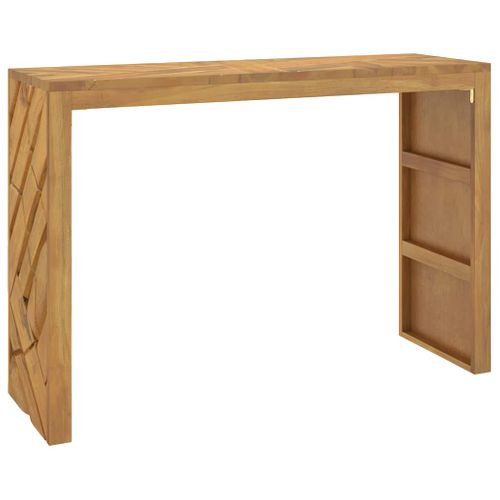 Table Console - Table D'entrée 110x35x75 Cm Bois Massif D'acacia