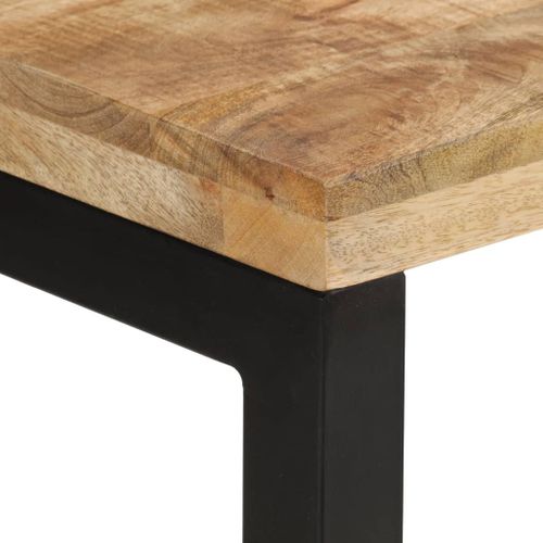 Table Console - Table D'entrée 110x35x76 Cm Bois De Manguier Massif Brut