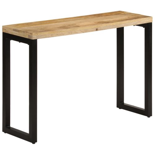 Table Console - Table D'entrée 110x35x76 Cm Bois De Manguier Massif Brut