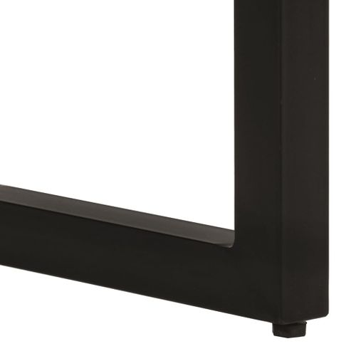 Table Console - Table D'entrée 110x35x76 Cm Bois De Manguier Massif Brut