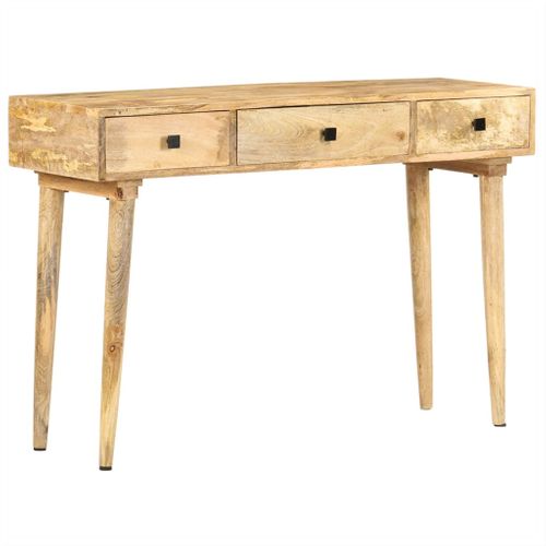 Table Console - Table D'entrée 115x35x76 Cm Bois De Manguier Massif