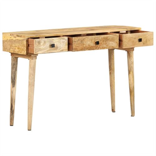 Table Console - Table D'entrée 115x35x76 Cm Bois De Manguier Massif