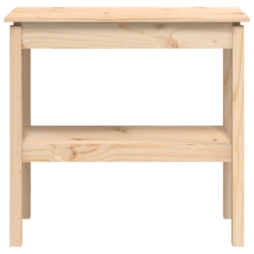 Table Console - Table D'entrée 80x40x75 Cm Bois Massif De Pin