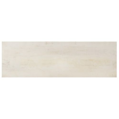Table Console - Table D'entrée Blanc 115x35x77 Cm Bois De Manguier Brut