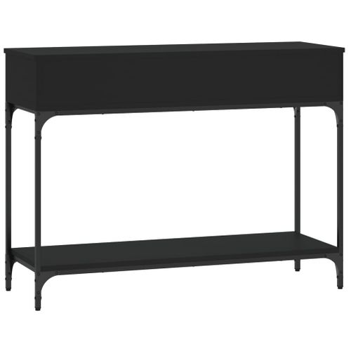 Table Console - Table D'entrée Noir 100x34,5x75 Cm Bois D'ingénierie