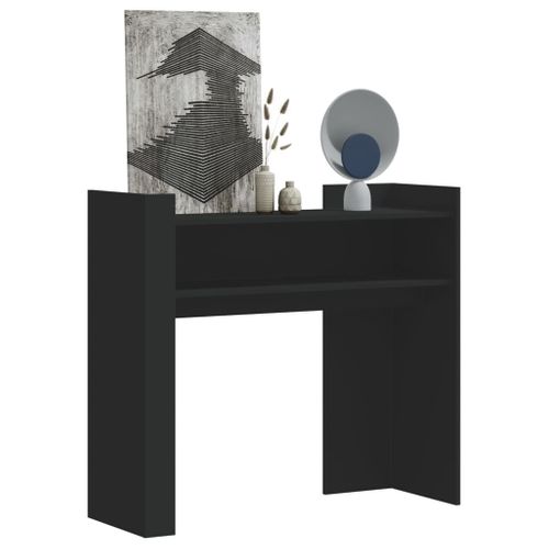 Table Console - Table D'entrée Noir 100x35x90 Cm Bois D'ingénierie