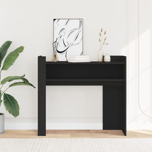 Table Console - Table D'entrée Noir 100x35x90 Cm Bois D'ingénierie
