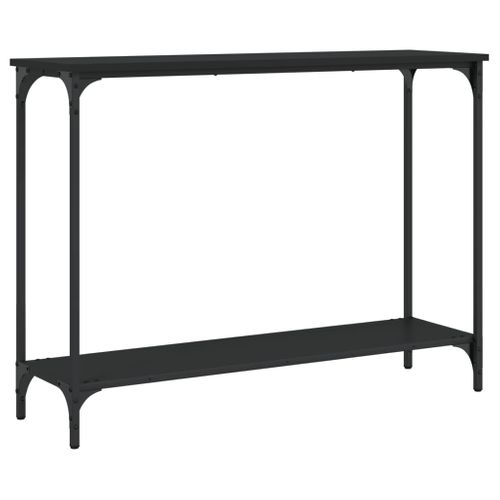 Table Console - Table D'entrée Noir 101x30,5x75 Cm Bois D'ingénierie