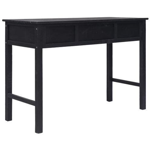 Table Console - Table D'entrée Noir 110x45x76 Cm Bois