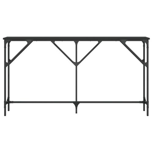 Table Console - Table D'entrée Noir 140x23x75 Cm Bois D'ingénierie